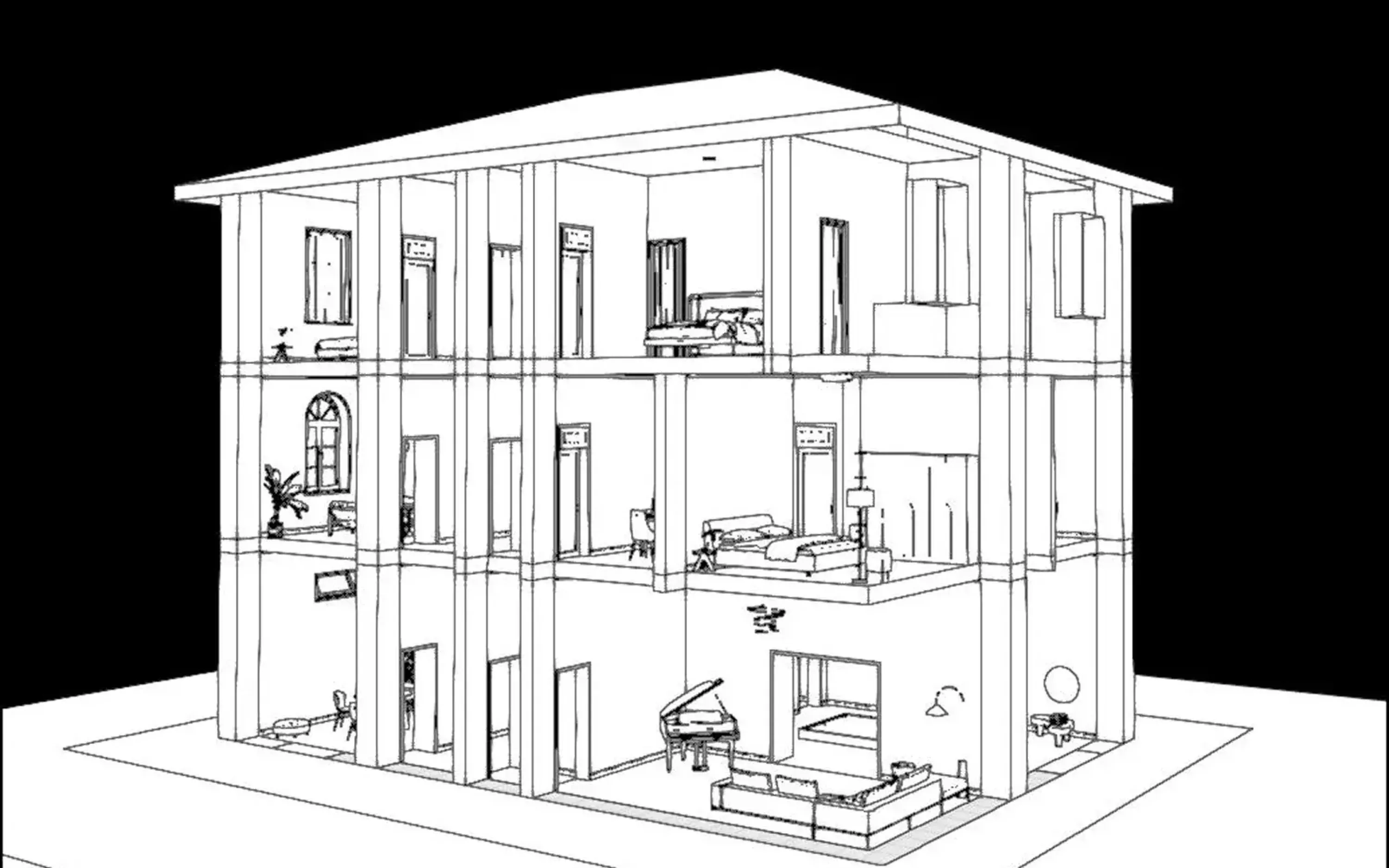 Villa in via Camus in Colle Parnaso a Roma end