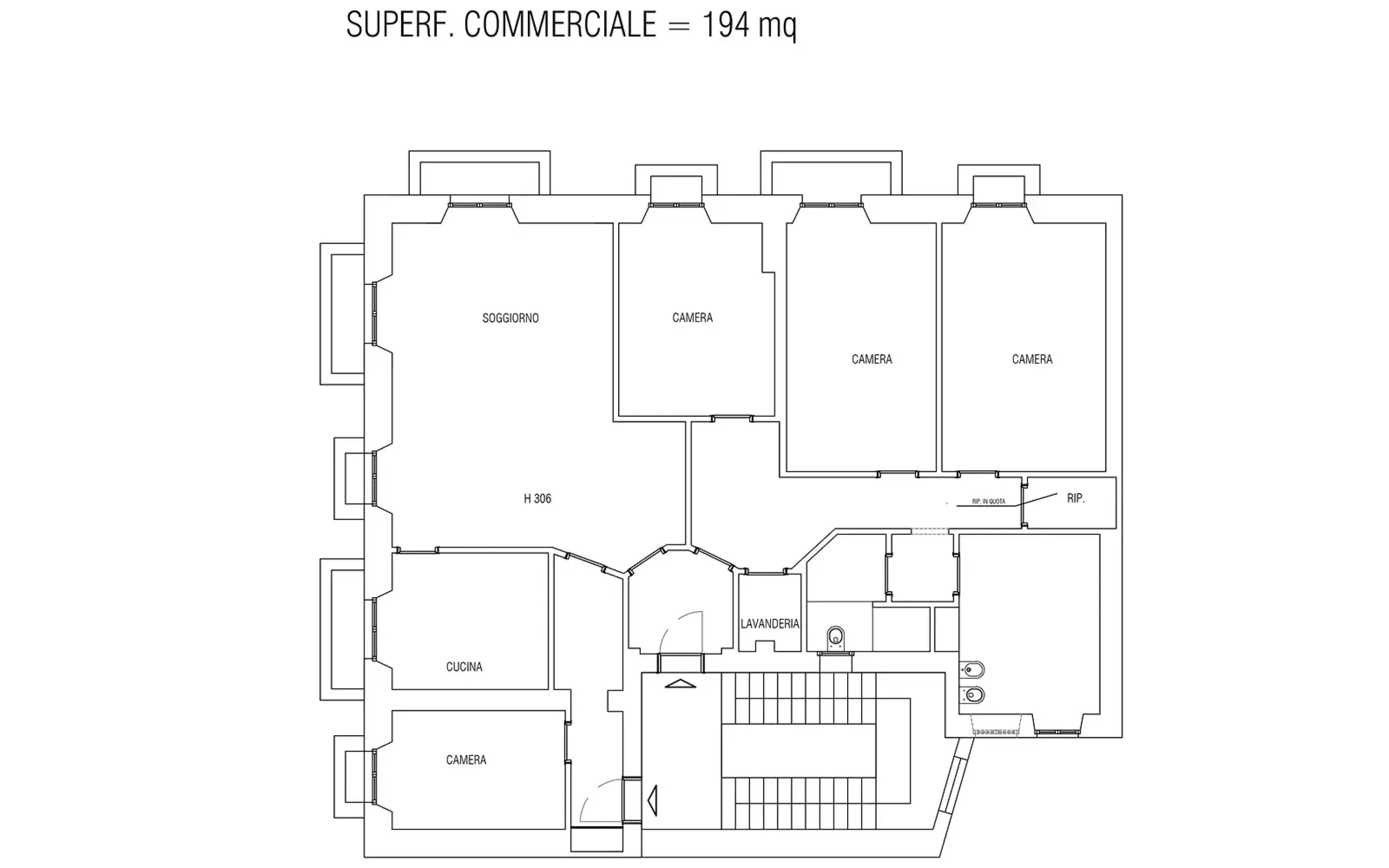 Appartamento in piazza V Giornate, Milano gallery end